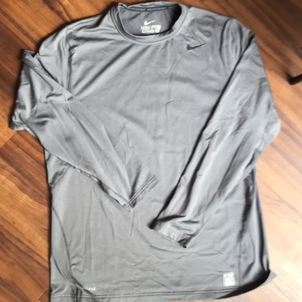 Nike pro combat long sleeve top